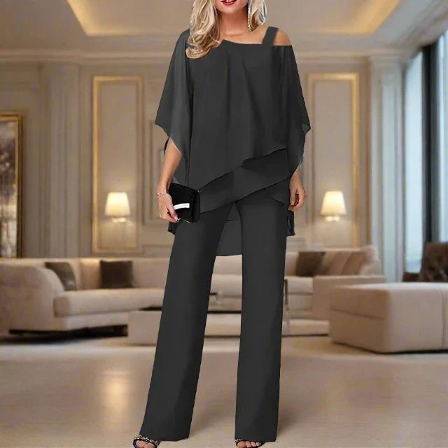 Damen Abendkleid Chiffon Elegant