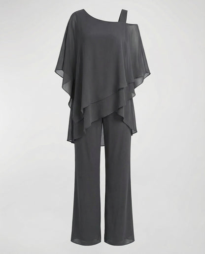 Elegante Damen Abendkleid Chiffon