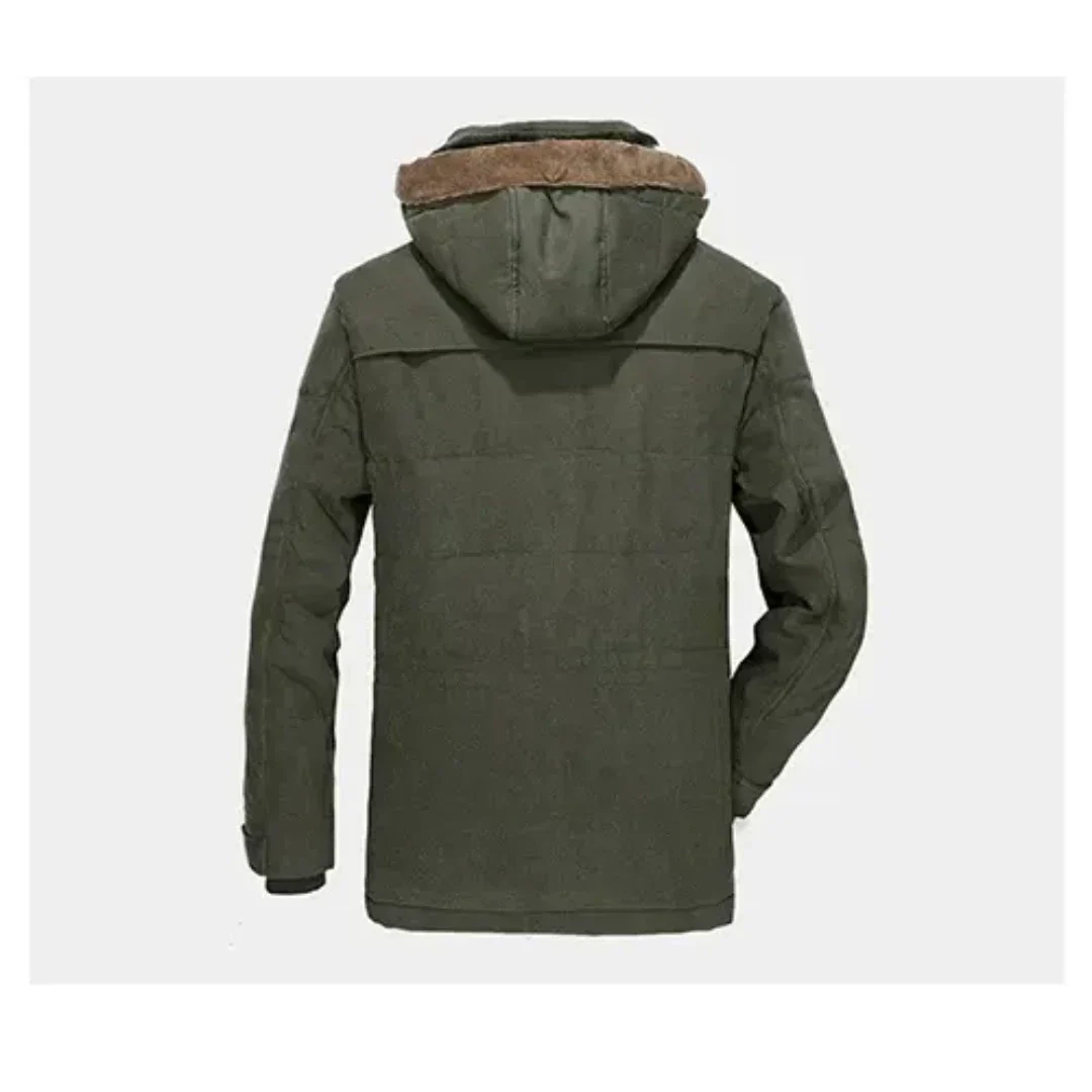 Herren Winterjacke Lang Warm