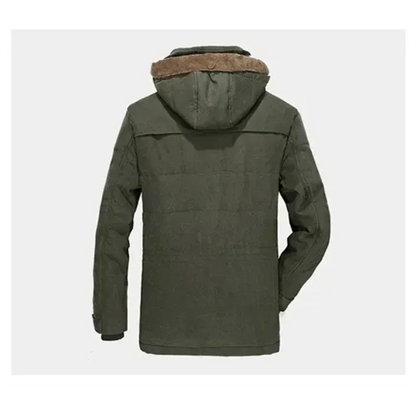 Herren Winterjacke Lang Warm