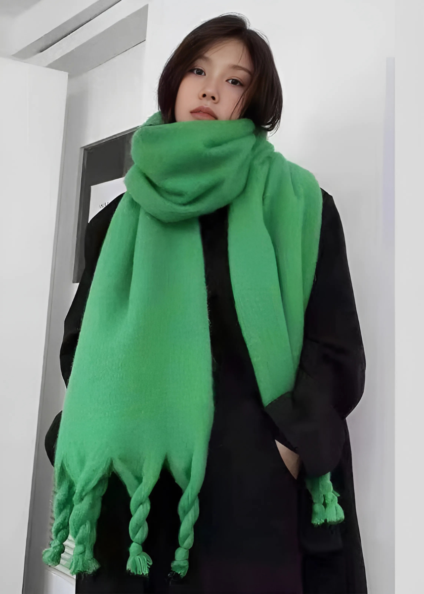 Eveloria Damenkaschmirschal Quasten Design