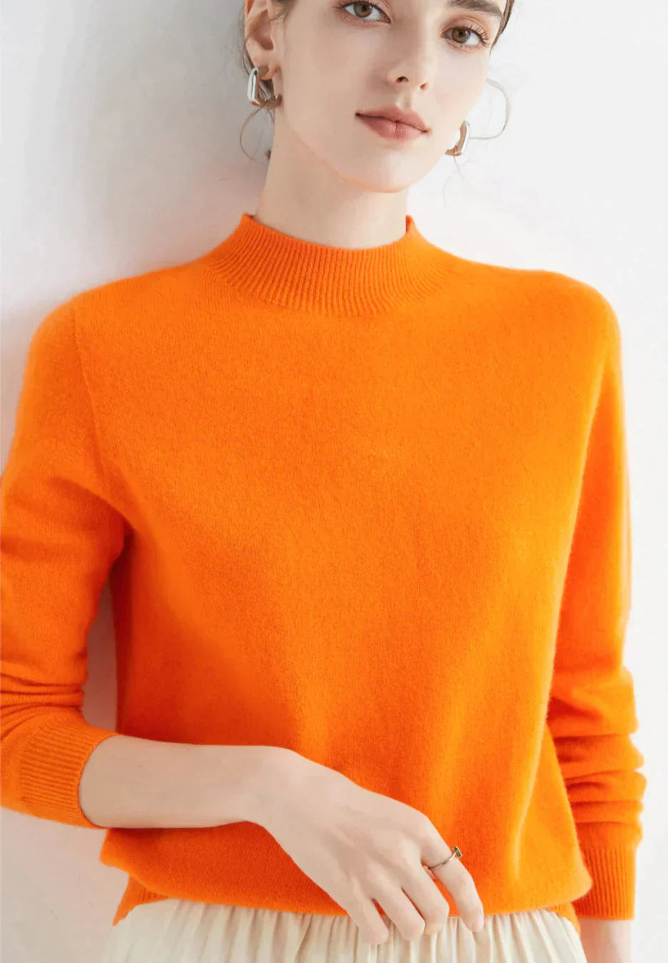 Eveloria Damen Cashmere Pullover Langärmlig - Eveloria