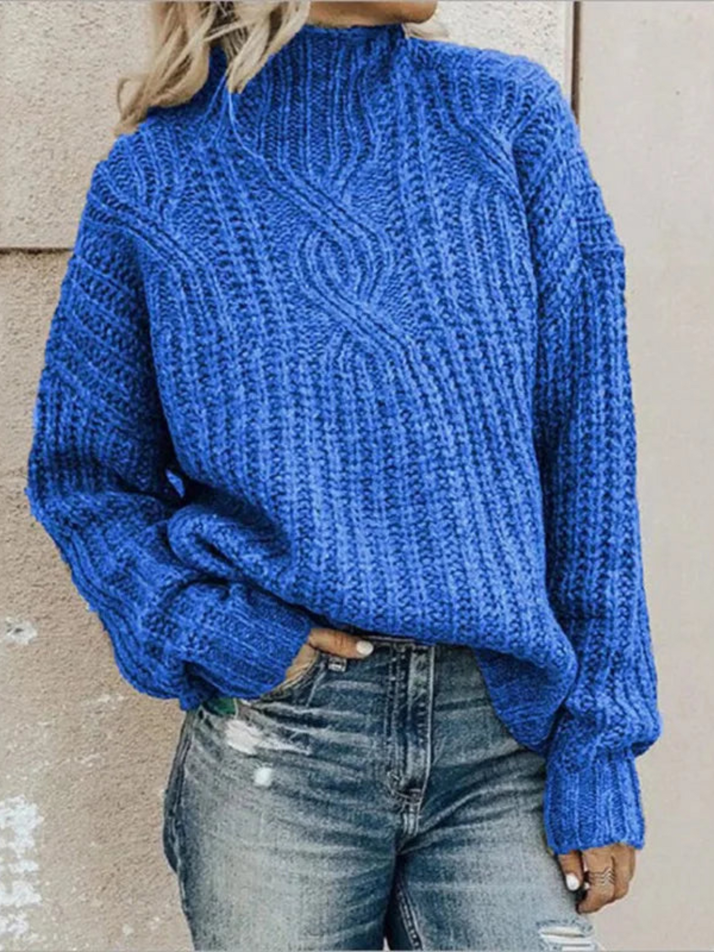 Damen Kaschmirpullover Bequeme Passform