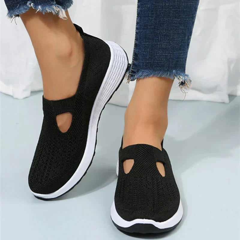 Eveloria Damen Orthopädische Laufschuhe Atmungsaktives Mesh - Eveloria