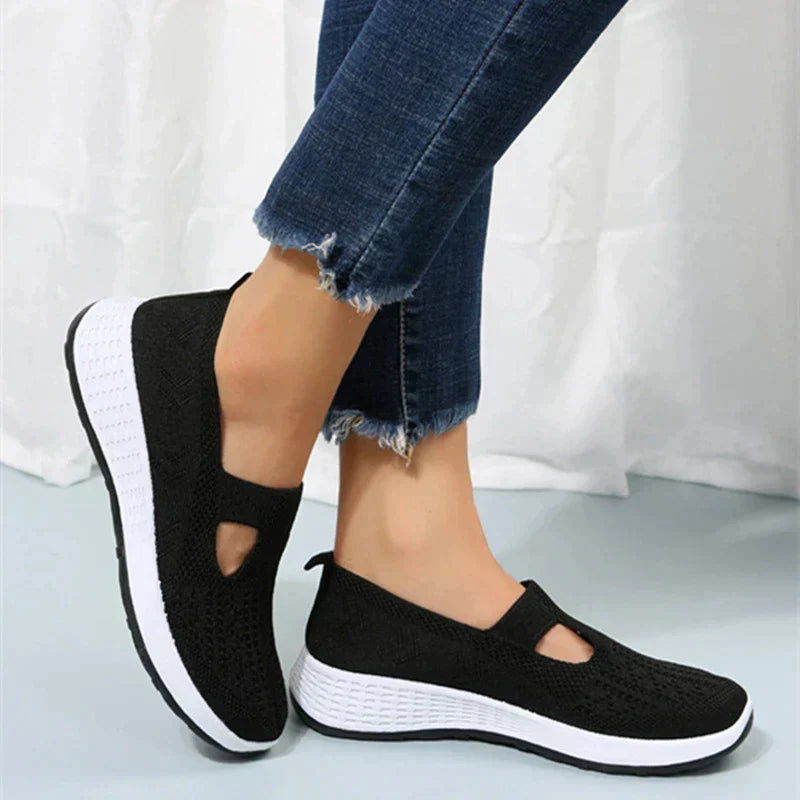 Eveloria Damen Orthopädische Laufschuhe Atmungsaktives Mesh