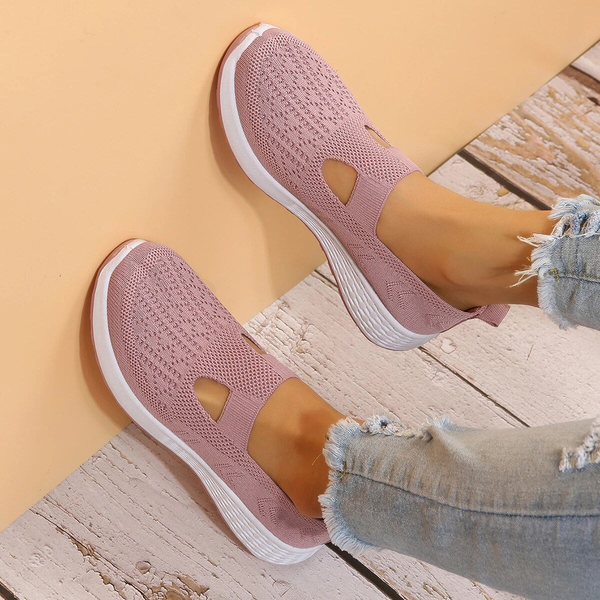 Eveloria Damen Orthopädische Laufschuhe Atmungsaktives Mesh