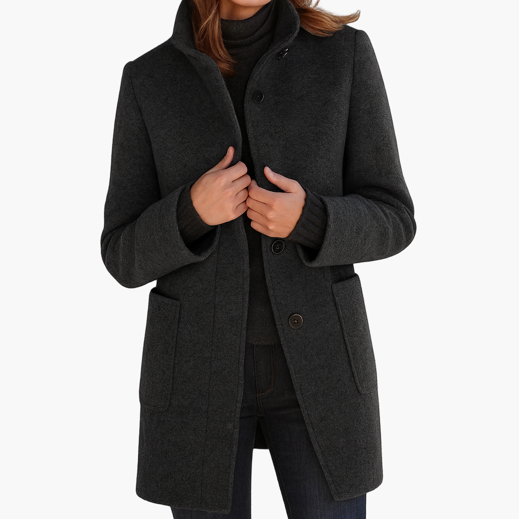 Eveloria Damen Kurzmantel Modern Elegant für Alltag