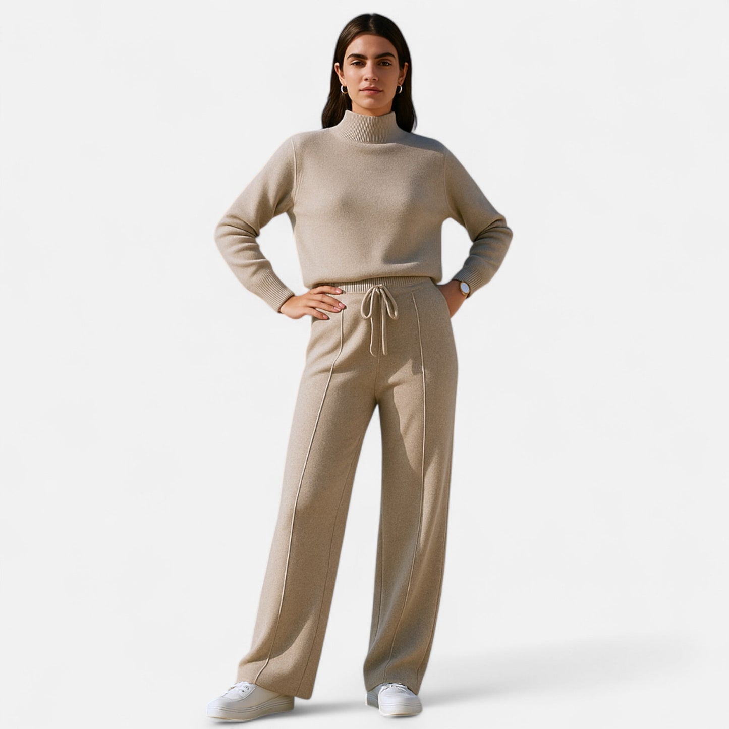 Damen Loungehose Locker Geschnitten