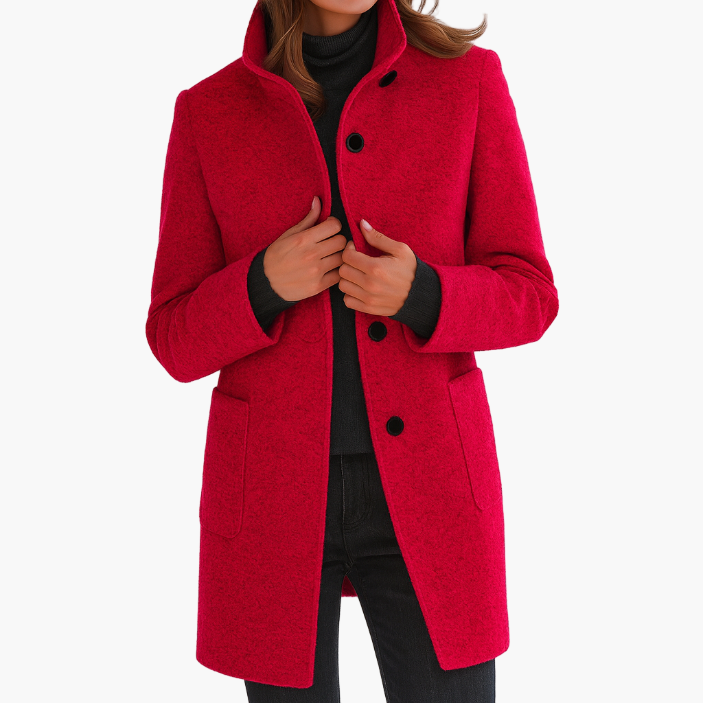 Eveloria Damen Kurzmantel Modern Elegant für Alltag