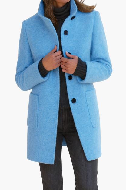 Eveloria Damen Kurzmantel Modern Elegant für Alltag