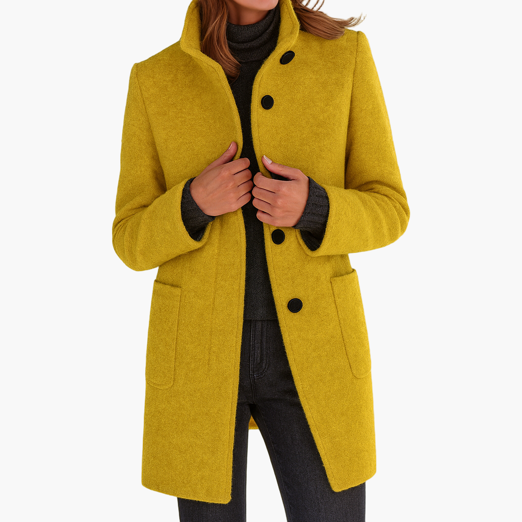 Eveloria Damen Kurzmantel Modern Elegant für Alltag