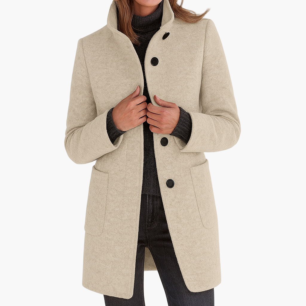 Eveloria Damen Kurzmantel Modern Elegant für Alltag