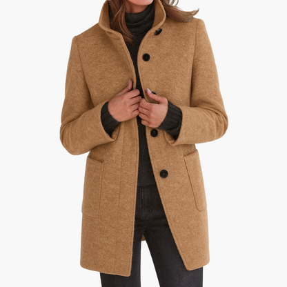 Eveloria Damen Kurzmantel Modern Elegant für Alltag