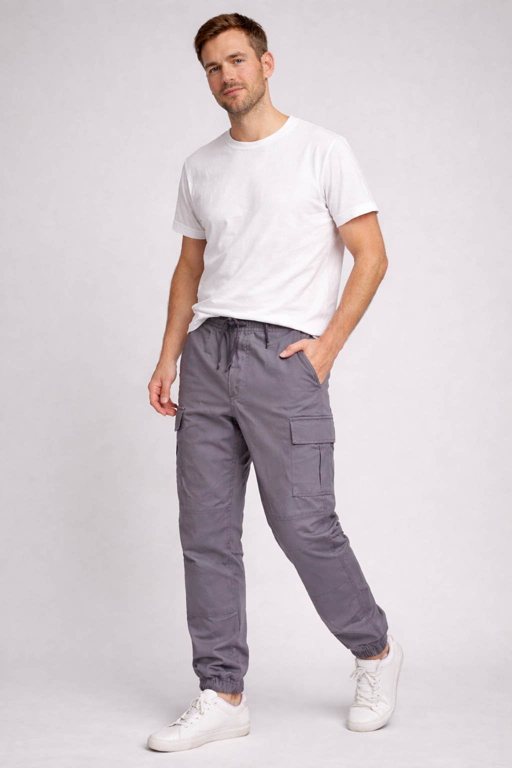 Herren Cargo-Hose Mehrere Taschen Bequem