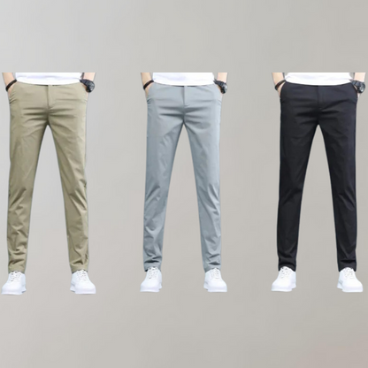 Chinos | Bequem | Elastische Taille | Stretch-Hose | Chino-Hose für Herren-Chaps Herrenmode