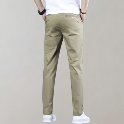 Chinos | Bequem | Elastische Taille | Stretch-Hose | Chino-Hose für Herren-Chaps Herrenmode