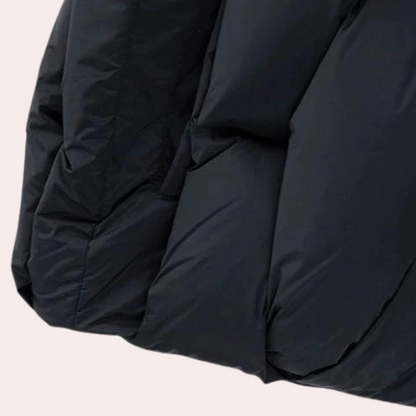 Herren Winterjacke Stehkragen Reißverschluss Gepolstert