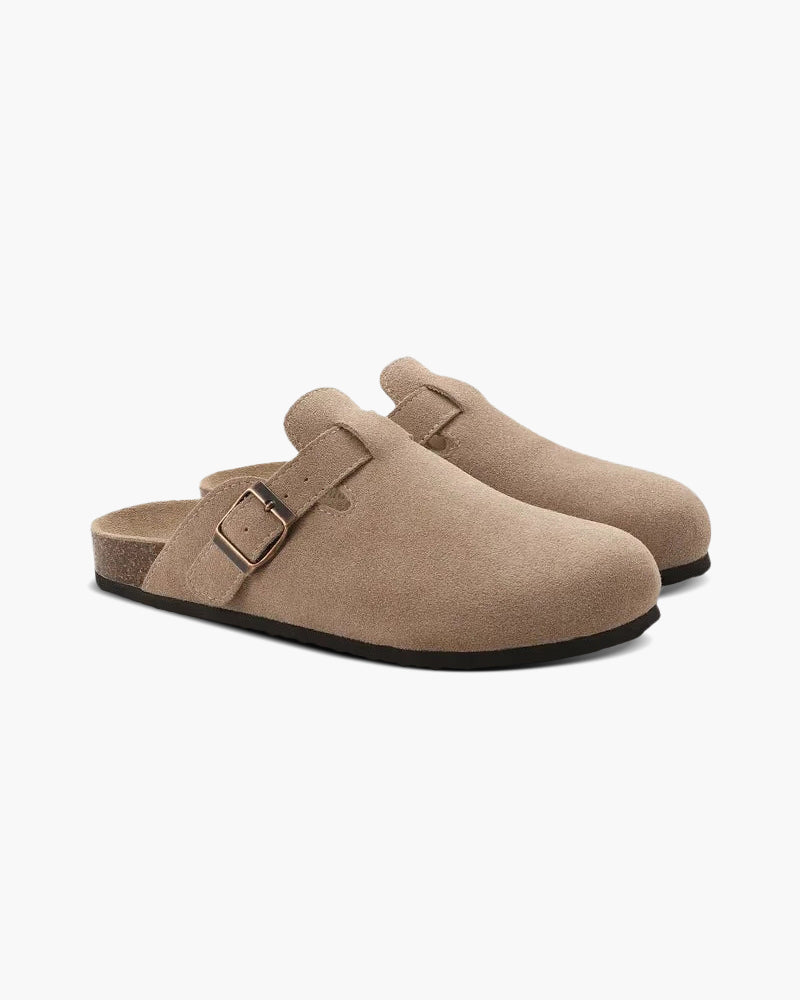 Herren Clogs Wildleder Bequem - Eveloria