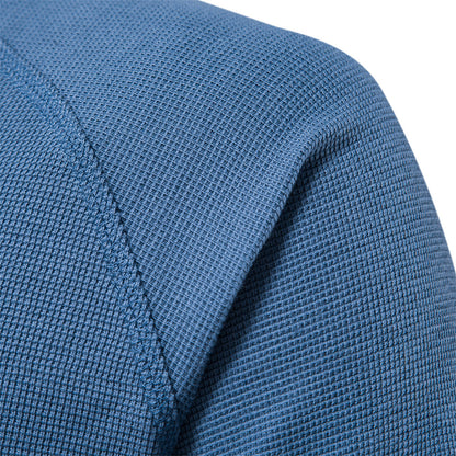 Herren Langarmshirt Atmungsaktives Jersey Weiß