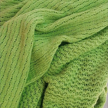 Damen Cardigan Grob Gestrickt Weit Offen Beige