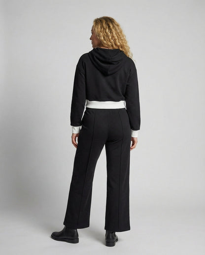 Damen Lounge Set Zweifarbig Baumwolle