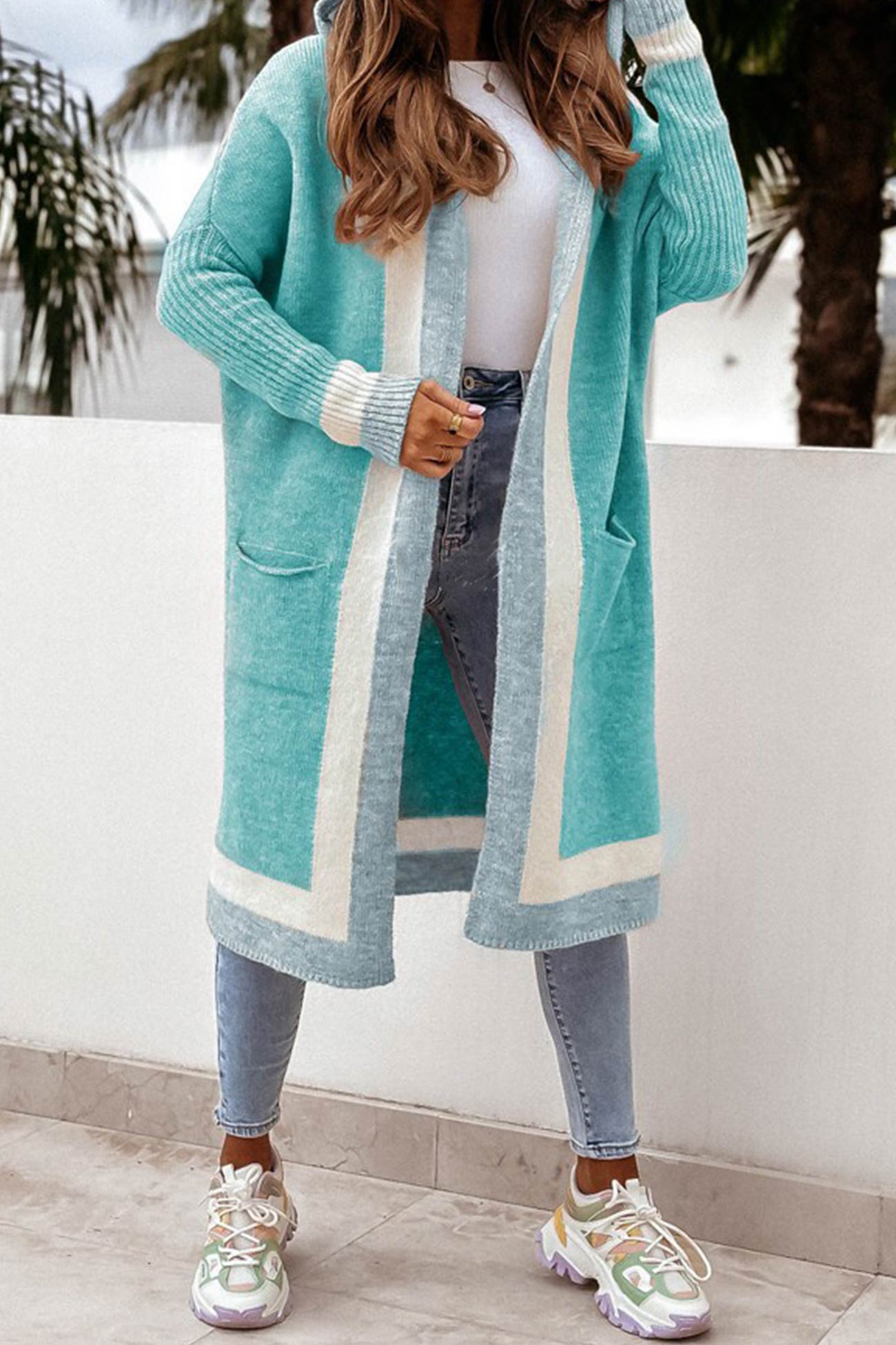 Eveloria Damen Cardigan Lang