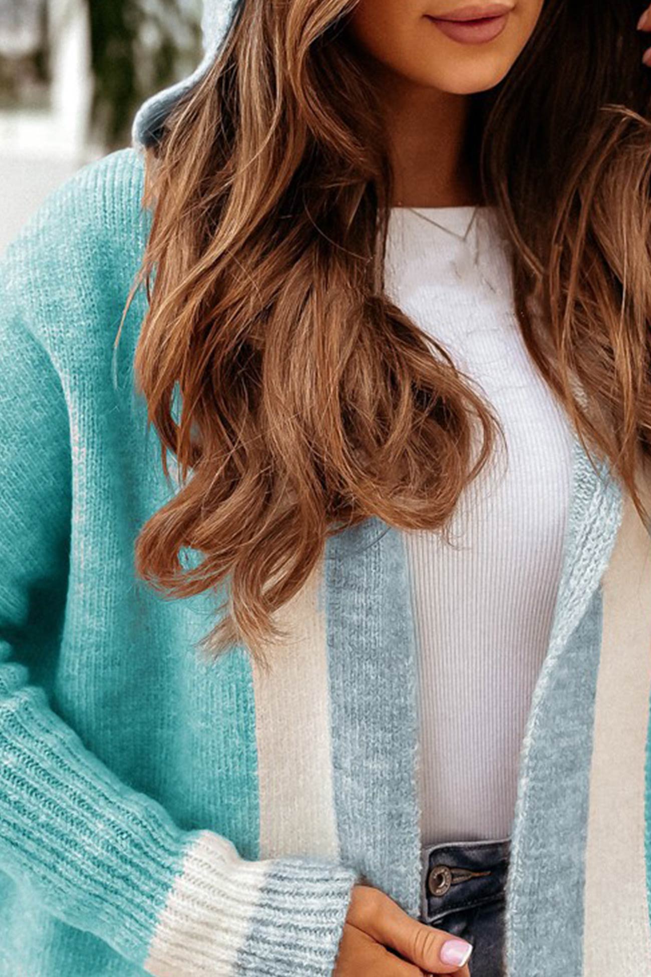 Eveloria Damen Cardigan Lang