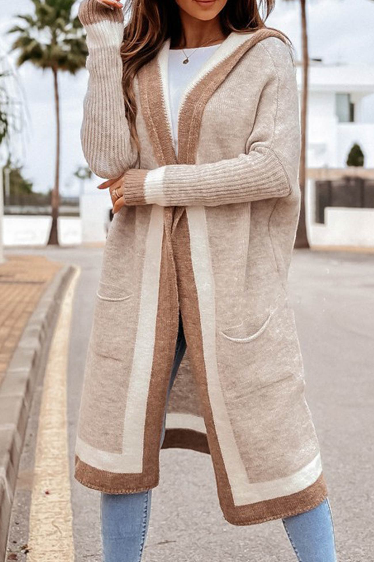 Eveloria Damen Cardigan Lang