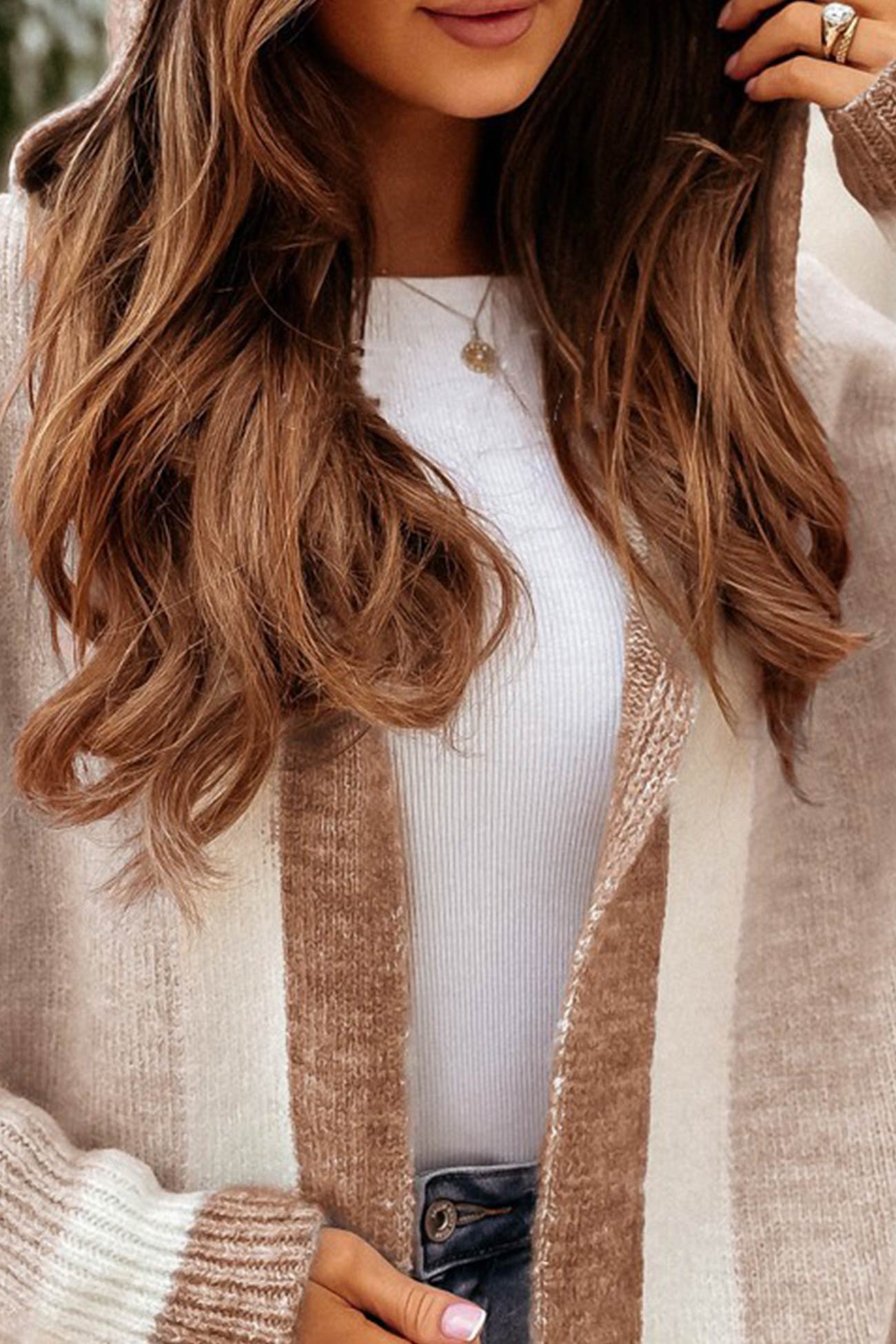 Eveloria Damen Cardigan Lang