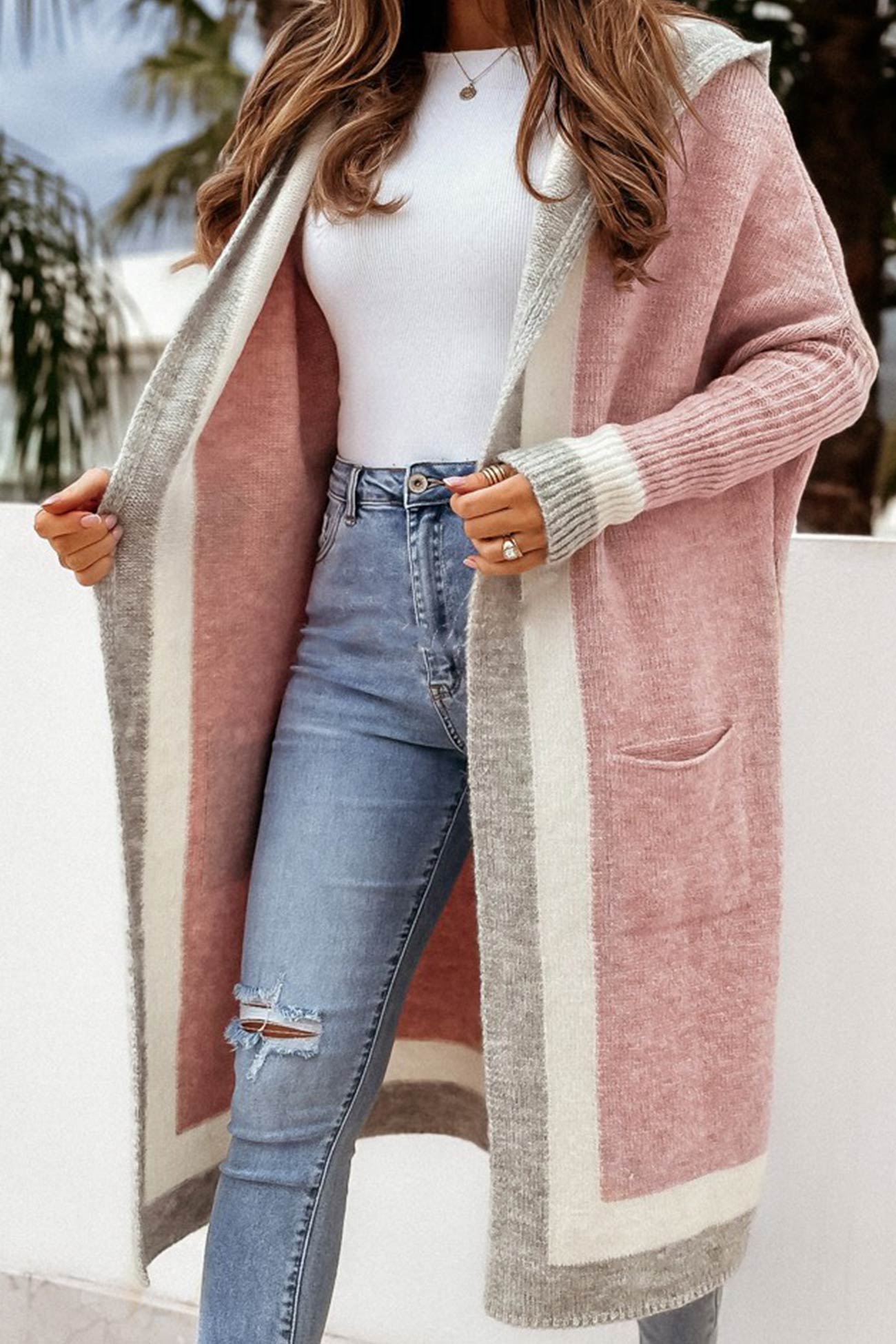 Eveloria Damen Cardigan Lang