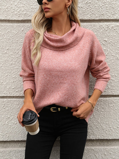 Eveloria Damen Umwandelbarer Strickpullover Lockere Passform