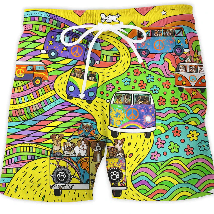 Herren Surf-Boardshorts Bedruckt Sommer