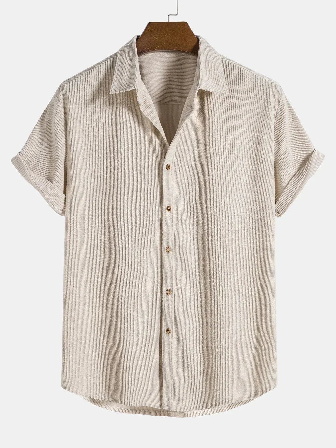 Herren Kurzarmhemd Button-Up Sommerhemd - Eveloria