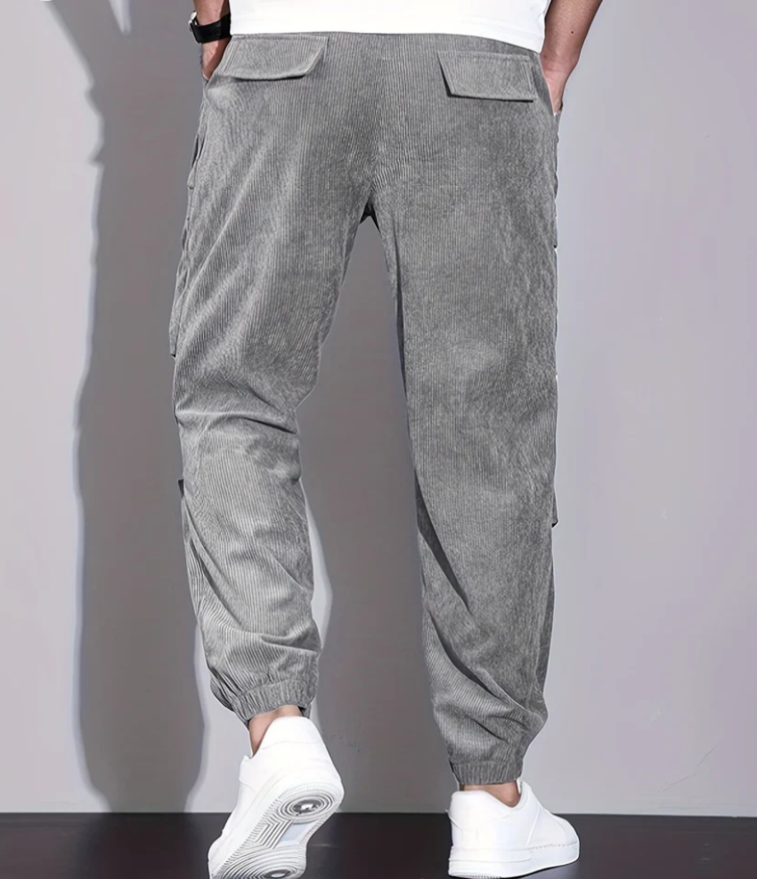 Herren Corduroyhose Bequem Schnitt Praktische Taschen - Eveloria