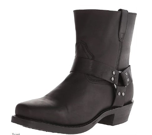 Männer Westernstiefel Mittelfristig Reißverschluss Leder Braun - Eveloria