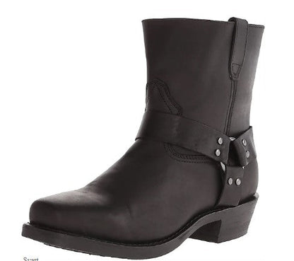 Männer Westernstiefel Mittelfristig Reißverschluss Leder Braun - Eveloria