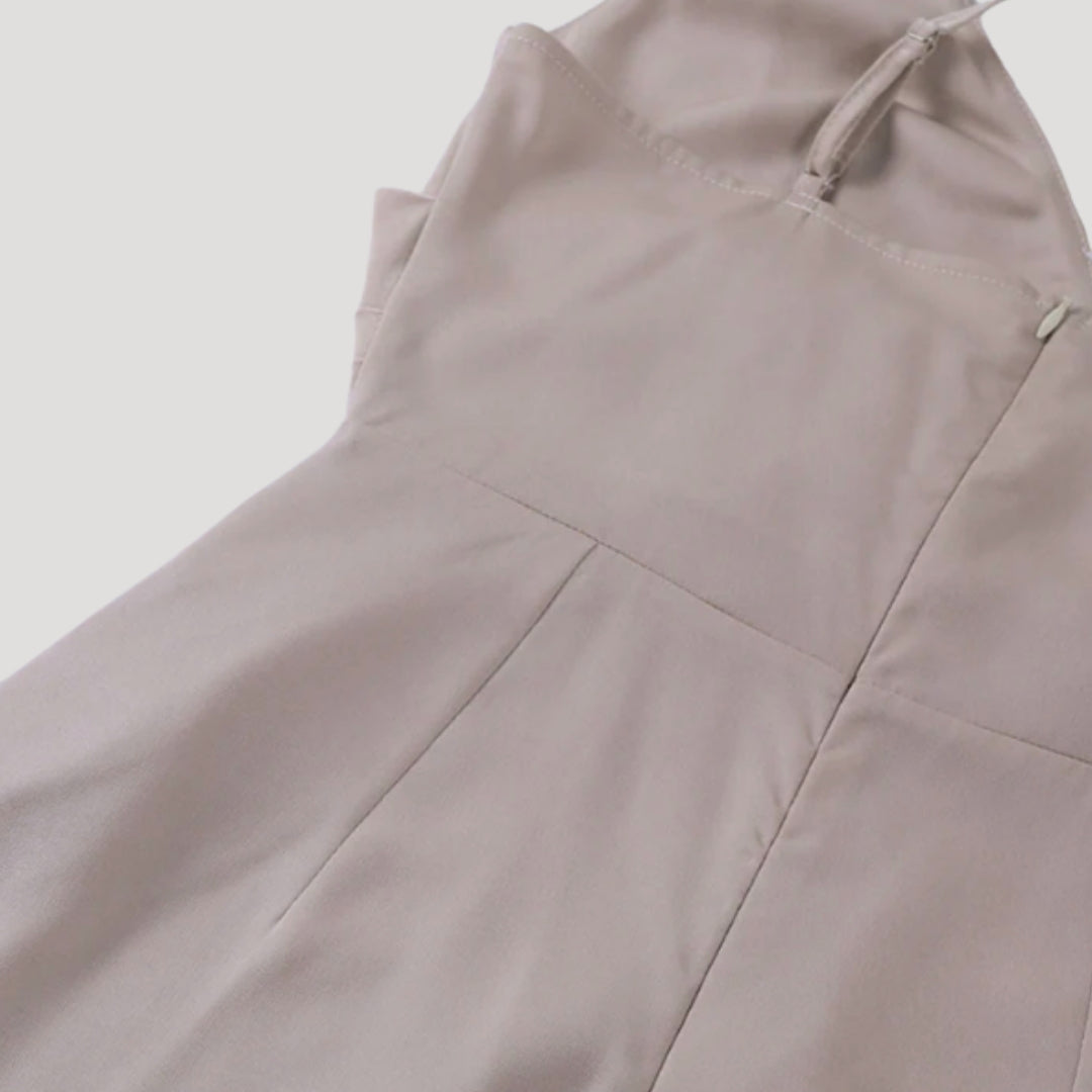 Damen Maxi-Kleid mit Schlitz Hochzeitsgast