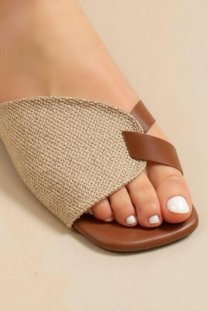 Yara Damen Sandalen Leder Beige