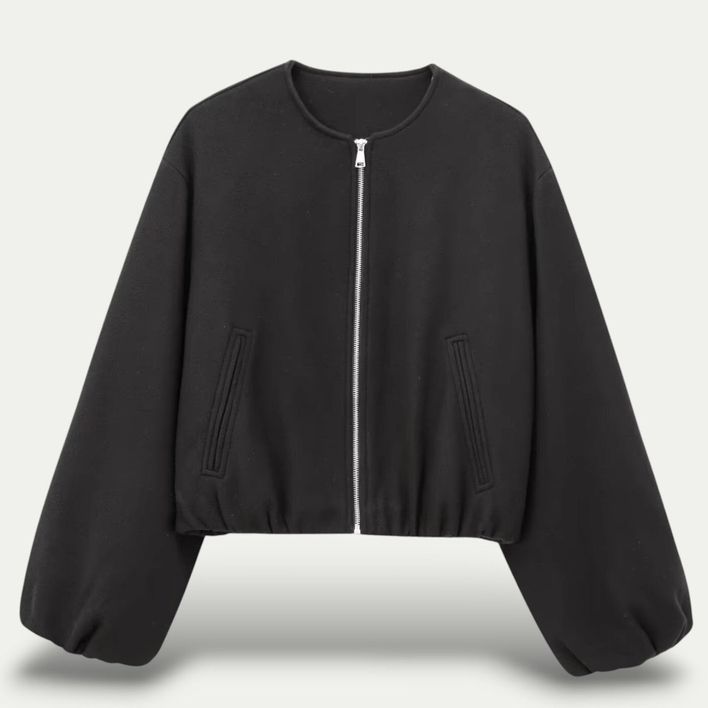 Damen Cardigan Leichtgewicht Gekürzt