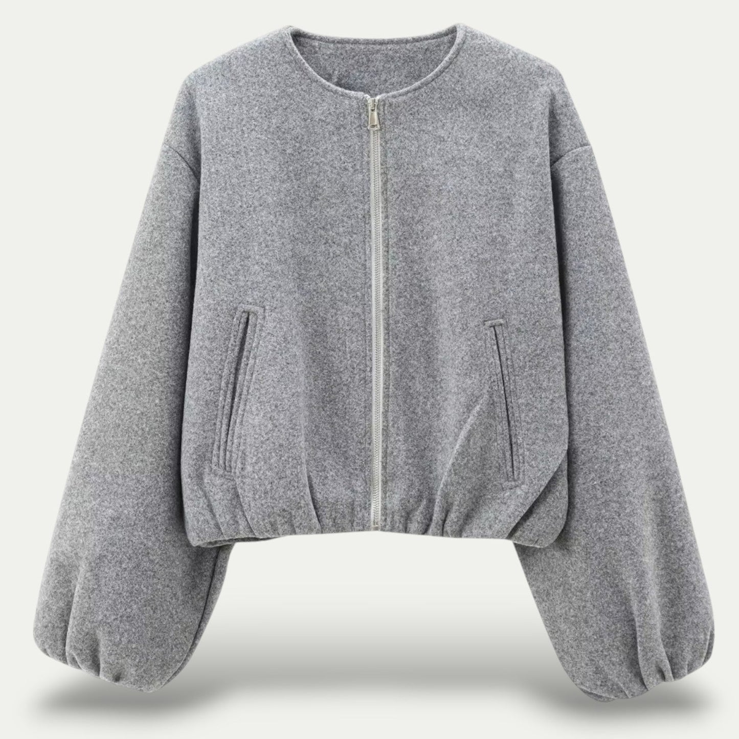 Damen Cardigan Leichtgewicht Gekürzt