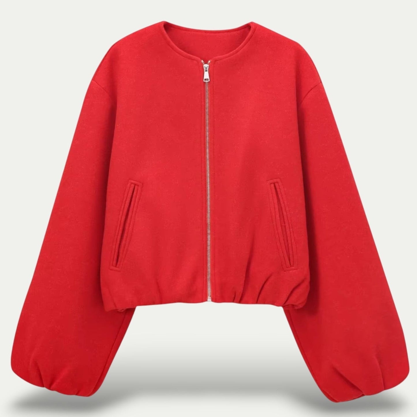 Damen Cardigan Leichtgewicht Gekürzt