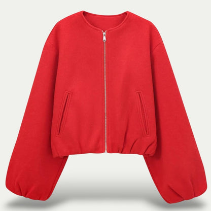 Damen Cardigan Leichtgewicht Gekürzt