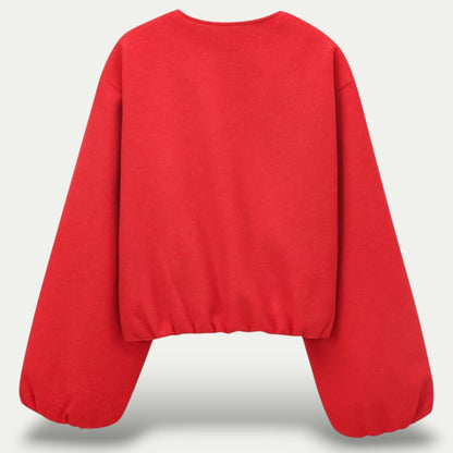 Damen Cardigan Leichtgewicht Gekürzt - Eveloria