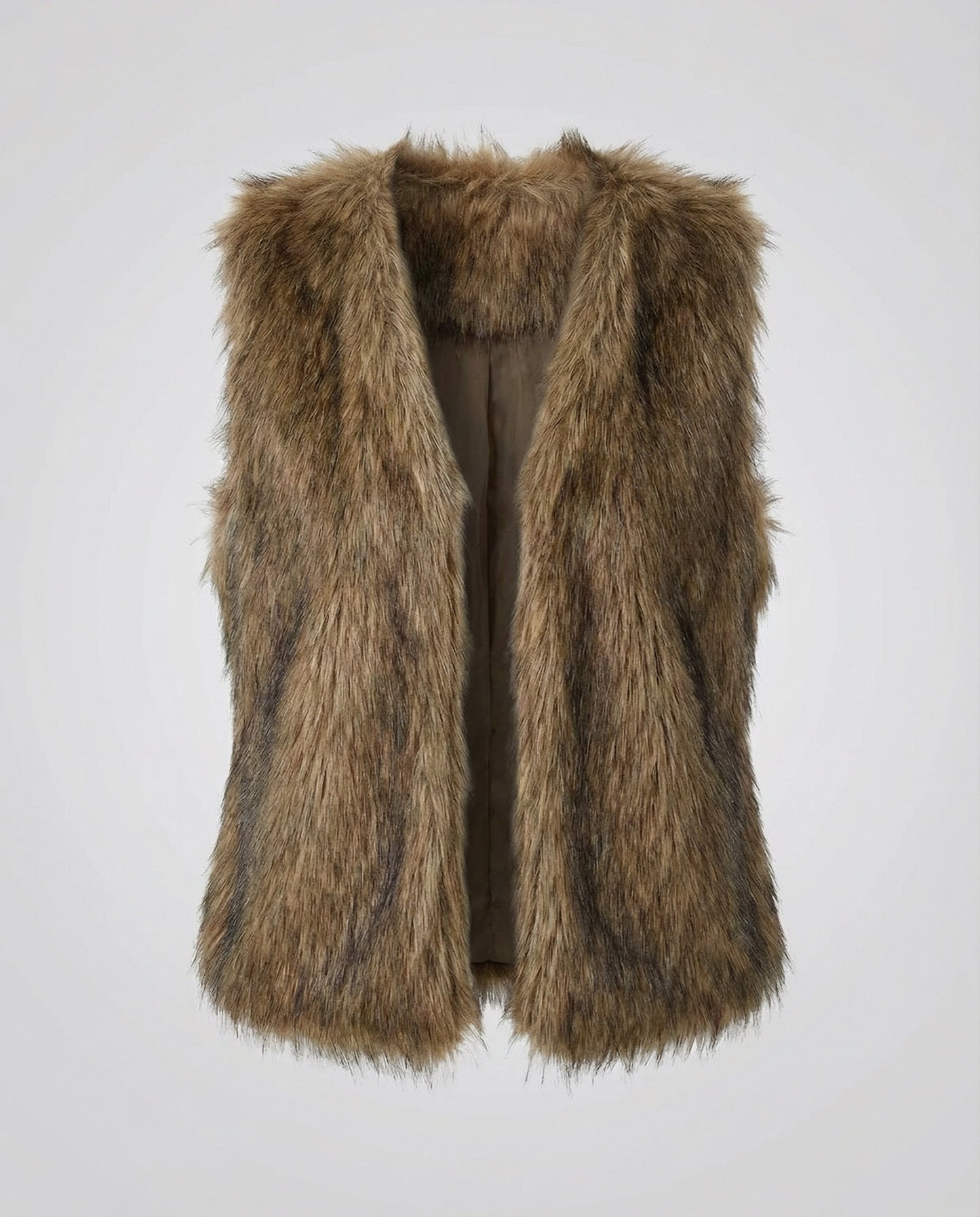 Damen Faux-Fur-Weste