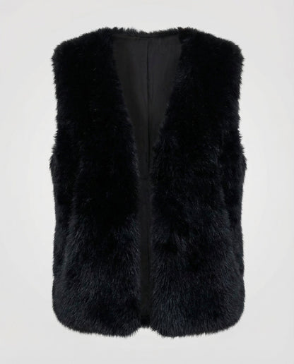 Damen Faux-Fur-Weste