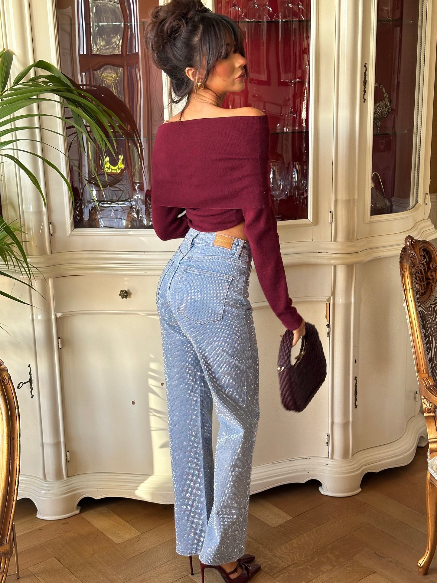 Eveloria Damen Diamant Jeans