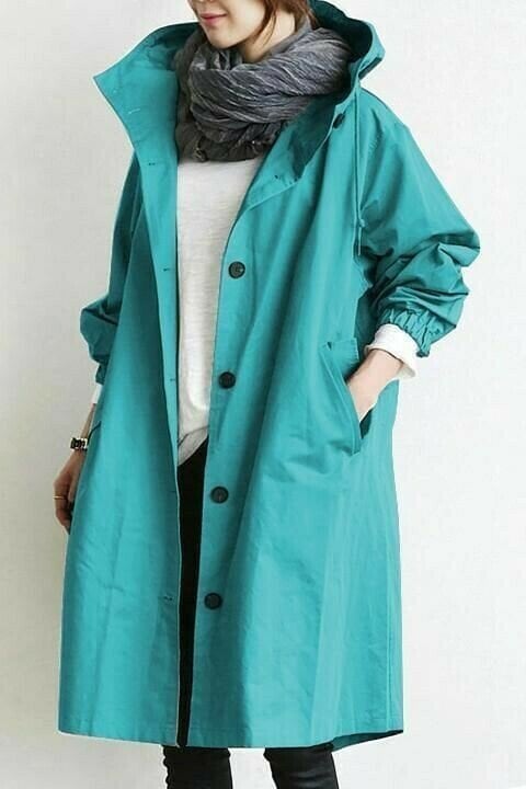 Damen Winterjacke Lange Kapuze Wasserdicht