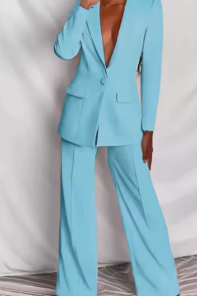 Damen Business Anzug Blazer und Hose
