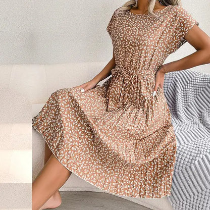 Eveloria Damen Floral Kleid Elegantes Abendkleid Blumenmuster