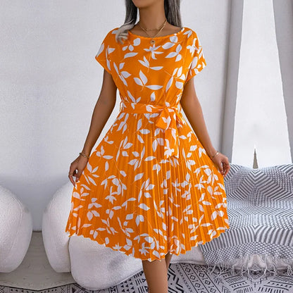 Eveloria Damen Floral Kleid Elegantes Abendkleid Blumenmuster